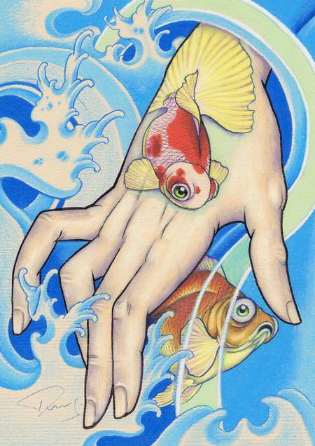 Tattoos - Fish catcher - 57820